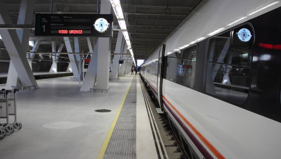 El AVE llegará a Vigo por Santiago para poder entrar en la estación de Urzaiz