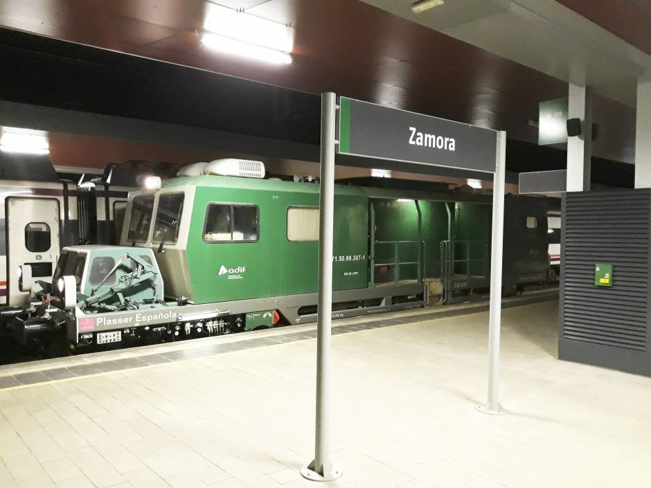 El tren auscultador realiza las primeras pruebas en el tramo Zamora-Pedralba