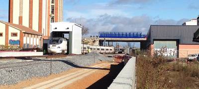 Los Alvia 730 realizan las primeras pruebas en el cambiador de ancho de Zamora