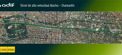 El Tunel del AVE que atraviesa Madrid, permitirá a los trenes gallegos viajar al Mediterráneo sin parar en la capital