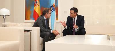 Sanchez se compromete con Feijoo a que el AVE a Ourense esté concluído en 2019