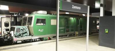 El tren auscultador realiza las primeras pruebas en el tramo Zamora-Pedralba