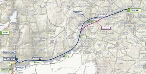 UGT recupera la línea de alta velocidad entre Vigo y Ourense por el Miño