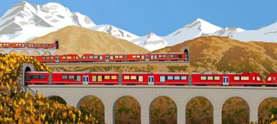 Suiza aspira a batir  el récord del tren de viajeros más largo del mundo el 29 de octubre