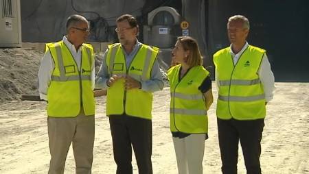 visita mariano rajoy a las obras del ave en ourense