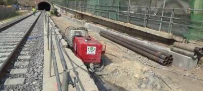 Túneles de la antigua línea de Zamora a Ourense que serán utilizados para la circulación de trenes de alta velocidad