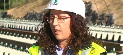 Susana Puñal Abelenda, directora de la obra del tramo Zamora-Pedralba explica las características de esos 110 kilómetros de vía