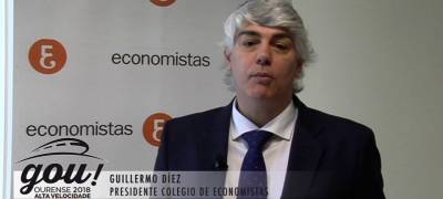 Guillermo Díez, decano del Colegio de Economistas de Ourense