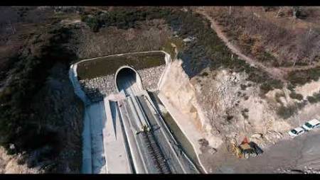 Video aéreo del trazado del AVE a Galicia