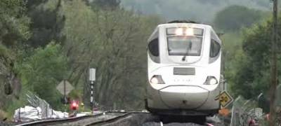 Tres pasos elevados de la antigua línea de Zamora fueron demolidos para poder adaptar el tramo Taboadela-Ourense al AVE